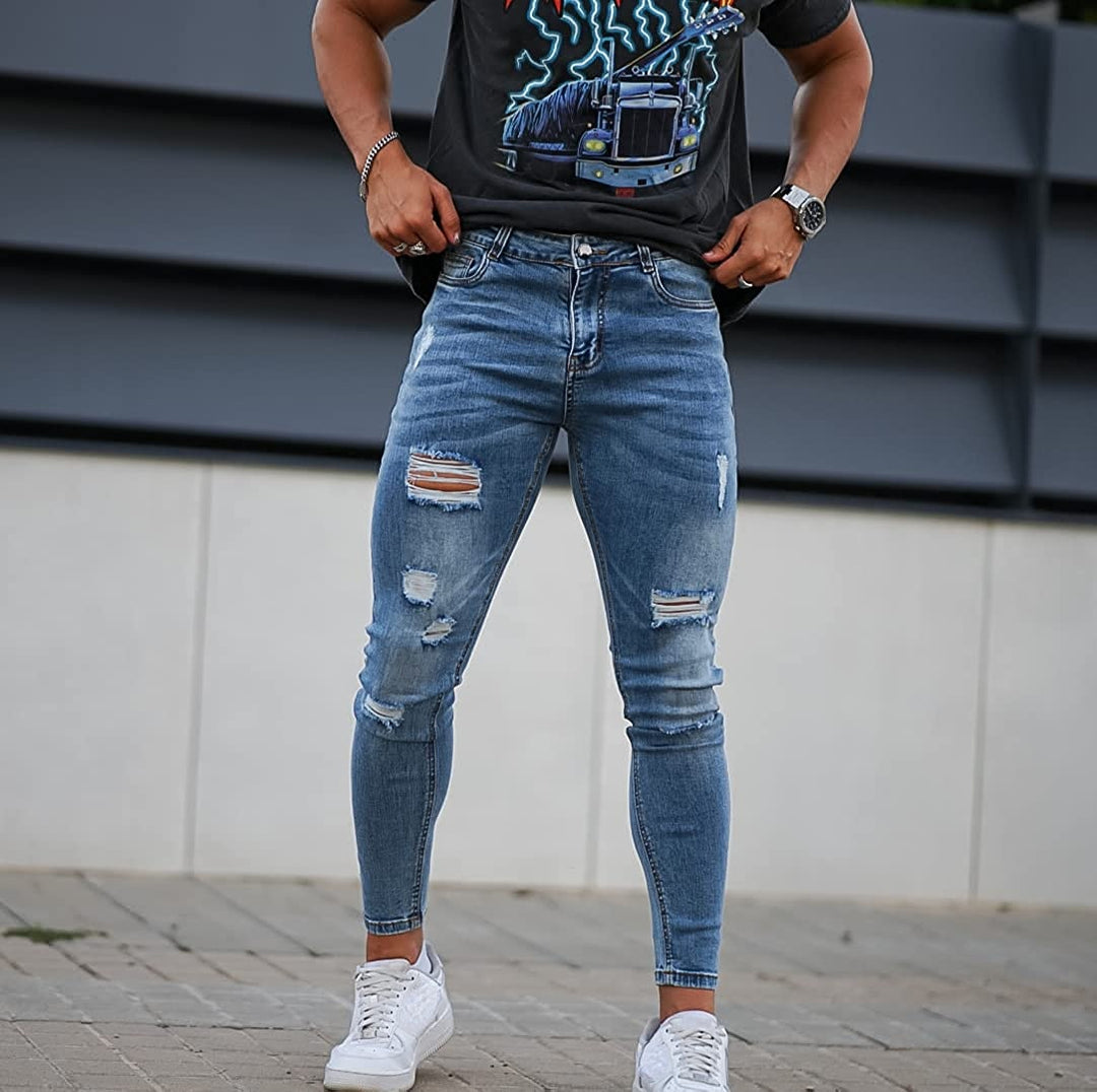 Casual Ripped Jeans